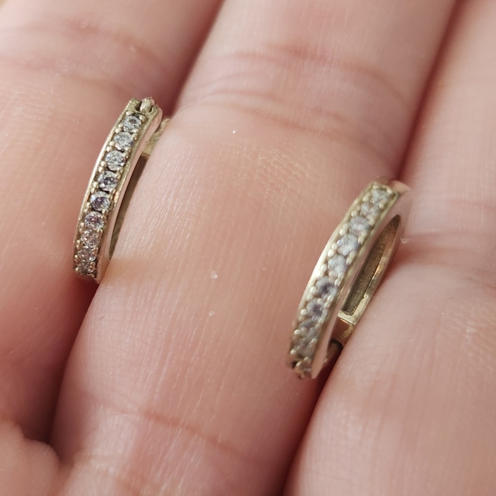 Kiera 925 sterling silver gold plated earrings